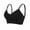 Black, variant on Plus Size Bras for Women Wireless Sale Workout Sports Bras for Women Convertible Bra Style B833 V-Neck Seamless Bras Pull-On Bra Closure Regular Size Women Bras Khaki Free Size