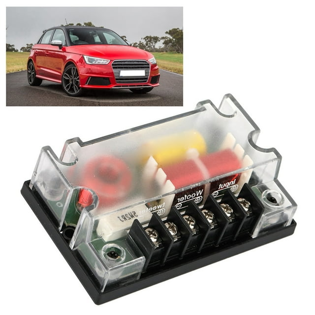 Divisor de frecuencia, filtro de sonido divisor de frecuencia de audio para automóvil de 2 vías Uso conveniente