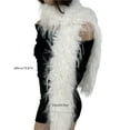 thumbnail image 3 of Furry Long Plush Neck Warmer Daily Use Scarf Office Lady Collar for Formal Event, 3 of 8