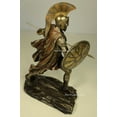thumbnail image 3 of 11.38 Inch Achilles with Spear and Shield Cold Cast Bronze Figurine, 3 of 4