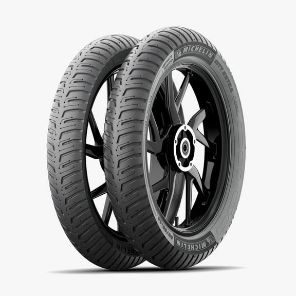 Llantas De Moto Michelin City Extra 100/90-17 55s + 2.75-17 47p Uso Con Cámara