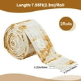 thumbnail image 2 of 2 Rolls 91x3 Inch Self Adhesive Crown Molding Baseboard Trim Peel and Stick Foam 3D Wallpaper Border Flexible Mirror Wall Base Edging Frame Lines for Home DIY Furniture Decor (White) Mixed Color, 2 of 6