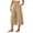Beige, variant on Bloomae Women's Wide Leg Palazzo Lounge Cropped Pants with Pockets Lightweight Loose Flowy Comfy Pajama Capri Pants Elastic Waist Workout Sweat Pants