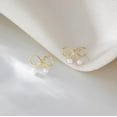 thumbnail image 5 of Sterling Silver Bow Studs Earrings for Women Teens Bow Ribbon Earrings Small Bow Earrings Bowknot Earrings Bowtie Earrings, 5 of 10