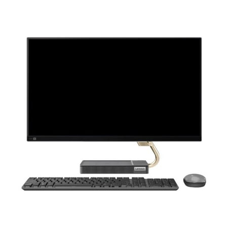 Lenovo IdeaCentre AIO 5 27IOB6 F0G4 - All-in-one - with stand - Core i7 10700T / 2 GHz - RAM 16 GB - SSD 512 GB - QLC, HDD 1 TB - UHD Graphics 630 - GigE - WLAN: 802.11a/b/g/n/ac, Bluetooth 5.0 - Win 11 Home - monitor: LED 27" 2560 x 1440 (QHD) touchscreen - keyboard: US - stormy gray