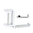 thumbnail image 1 of Soporte para auriculares Soporte para PC plegable Soporte para auriculares Soporte de aluminio para escritorio Gancho para escritorio, Estilo de clip para escritorio, Blanco Vogacara EL001440-03, 1 of 2