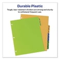 thumbnail image 2 of "Durable Preprinted Plastic Tab Dividers, 12-Tab, A To Z, 11 X 8.5, Assorted, 1 Set | Bundle of 2 Sets", 2 of 5