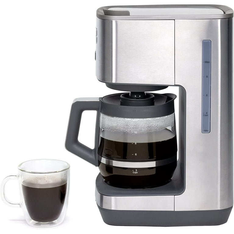 Gardcare RNAB09YCPC2Z3 drip coffee machine with 12-cup pot, programmable  coffee maker with reusable filter & glass carafe, automatic keep warm, time