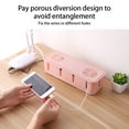 thumbnail image 2 of pitrice Household Power Electric Cable Outlet Portable Shockproof Dustproof Breathable Charging Cord Organizer Manager Storage Box Blue, 2 of 9