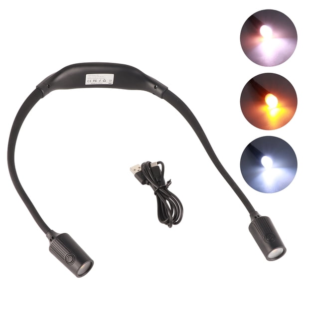 Luz de lectura Jadeshay LED recargable para colgar en el cuello tipo A