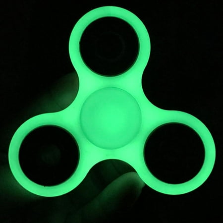 Glow In Dark Spinner Fidget Toy Ceramic EDC Hand Finger Spinner Perfect For ADD, ADHD (Best Glow In The Dark Fidget Spinner)