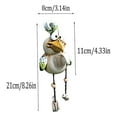 thumbnail image 2 of Funny Chicken Decor Yard Art, Resin Rooster Outdoor Statues with Dangling Legs, Creative Garden Sculptures for Patio, Balcony, and Outdoor Ornaments, 2 of 6