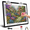 A3-D28 with Stand-Battery & USB powered, variant on KOBAIBAN Ultra-thin A4 Tracing Light Board, Stepless Dimming Light Tracing Pad, Artcraft A4 LED Light Box Tracer for Diamond Painting, Sketching – USB Powered