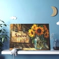 thumbnail image 6 of 12x18 inch Paintings On Canvas 'Sunshine' Slogan Sunflower Vase Home Decor,Garden Yard Decor Accessory,Living Room,Bedroom,Study,Kitchen Wall Decor Art Prints,For Flower Enthusiast Chic Gift, 6 of 6