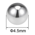 thumbnail image 2 of Uxcell Billes de Roulement Métriques en Acier Inoxydable 316L G100 de Précision, 4,5 mm, 2 of 3