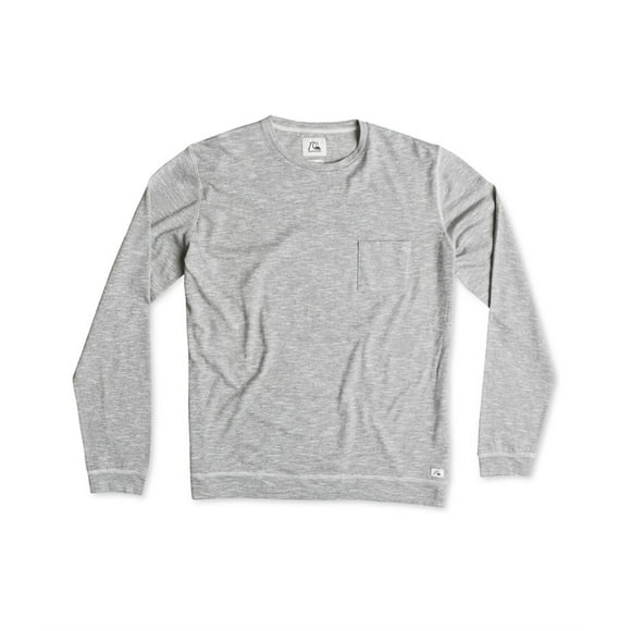 Quiksilver Mens Lindow Pullover Sweater, Grey, Small