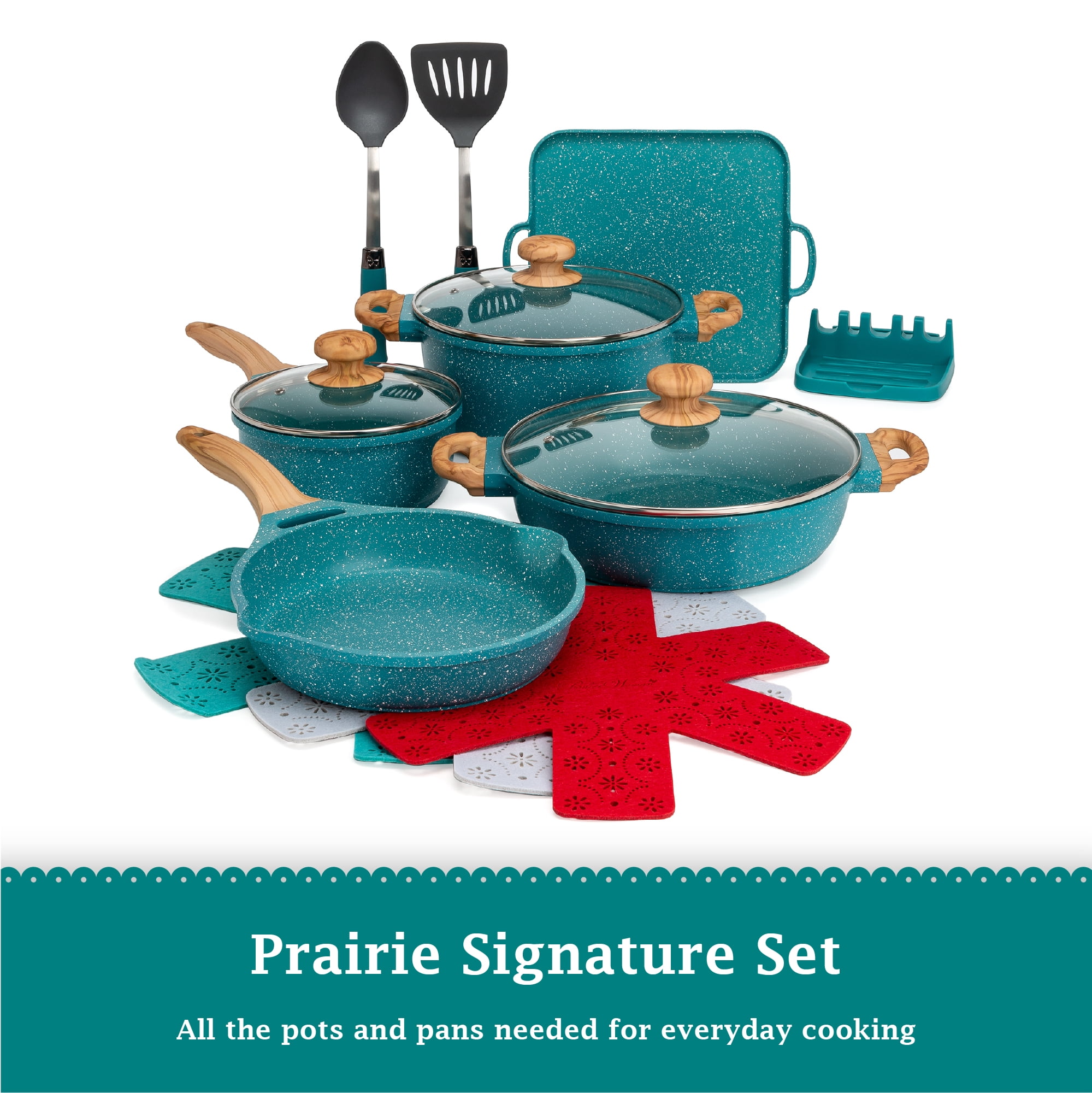 CYBER DEAL 🇺🇸The Pioneer Woman Prairie Signature 20-Piece Cast