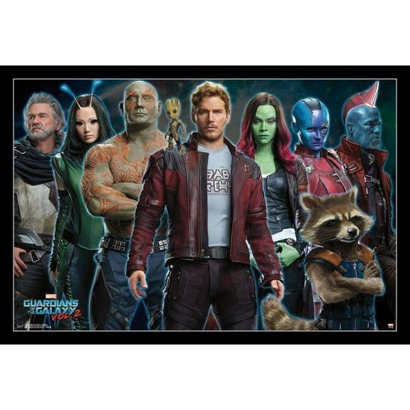 Guardians of the Galaxy 2 - Intimidation Laminated & Framed Poster Print (34 x 22)
