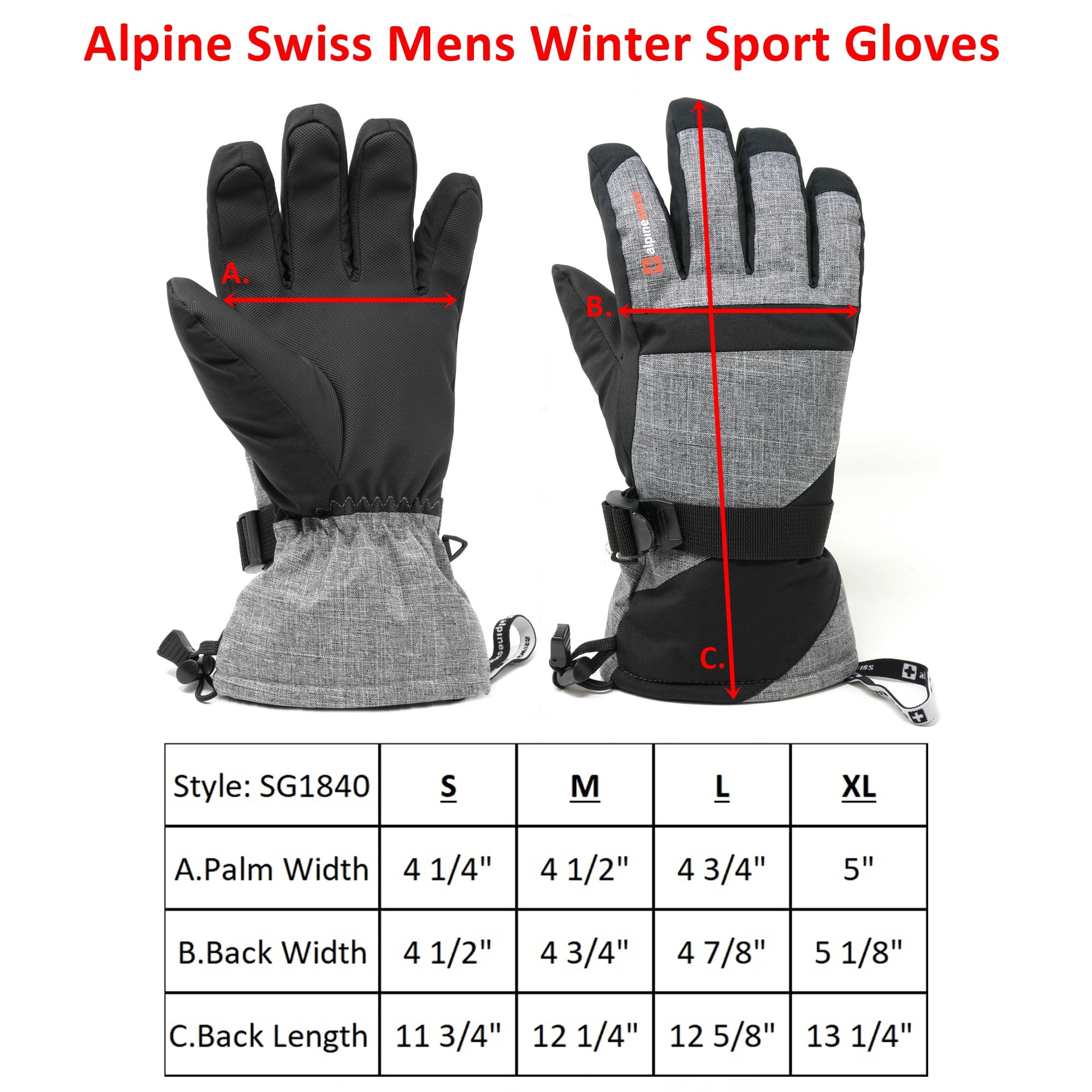 winter sports gloves