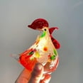 thumbnail image 6 of Handmade Colored Glaze Rooster Figurine, Animal Decor Decorative Statue for Kitchen, Shelf, 6 of 6