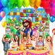 thumbnail image 3 of Telón de fondo decorativo para fiestas alusivo a Mario Bros, 3 of 5