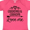 thumbnail image 4 of Inktastic Grandma Grandpa Love Me Arrow Boys or Girls Baby Bodysuit, 4 of 5