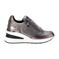 thumbnail image 1 of Tenis Mujer XTI 14307402 Cuña 6 cm Vegano Cremallera gris 23, 1 of 3
