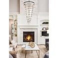 thumbnail image 2 of Elegant Lighting Sydney 36.5" Metal/Crystal Chandelier in Matte Black/Clear, 2 of 3