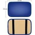 thumbnail image 2 of LAICAIW Car Center Console Pad, Universal Waterproof Car Armrest Seat Box Cover, Car Interior Accessories, Carbon Fiber PU Leather Auto Armrest Cover Protector for Most Vehicle, SUV, Truck, Car (Blu, 2 of 6
