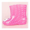 thumbnail image 4 of Bottes de Pluie pour Enfants, Imperméables, Chaussures de Pluie pour Garçons et Filles - Taille 26 (Chaussures Roses avec Motif de Tête de Rabbit), 4 of 8