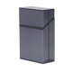 thumbnail image 2 of Estuche magnético para cigarrillos de aleación de aluminio - Caja universal con tapa abatible con capacidad para 20 cigarrillos - Color gris - Unisex, 2 of 10