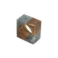 thumbnail image 5 of Saro Lifestyle Wooden Fusion Resin Napkin Ring (Set of 4), 5 of 5