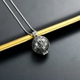thumbnail image 4 of Cremation Jewelry Flower of Life Urn Necklaces for Ashes for Women Men Mini Keepsake Memorial Hollow Pendant, 4 of 6