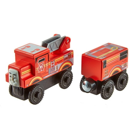 Thomas & Friends Wood Flynn Wooden Red Fire Engine (Fire Red Best Place To Train)