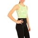 thumbnail image 2 of Camiseta sin mangas recortada acanalada de Elevenparis para mujer nilegreen L, 2 of 5