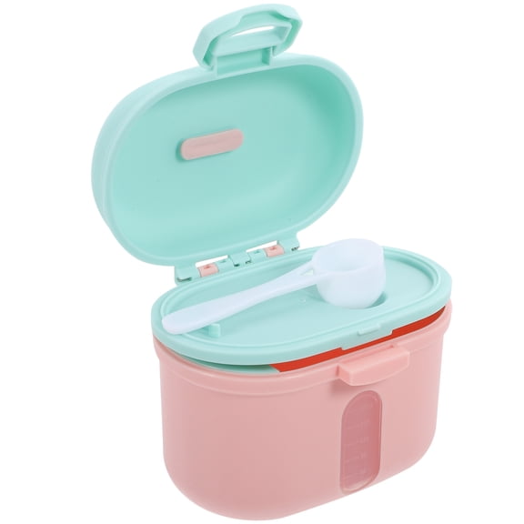 LOLIPPYY Formula Container to Go 1Set PP Milk Powder Dispenser Leak-Proof Storage for Infants 5.1x3.9x3.9in