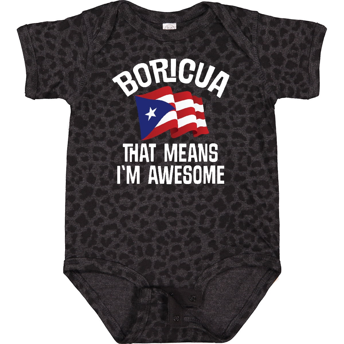Inktastic Boricua Means Im Awesome Puerto Rican Boys or Girls Baby Bodysuit