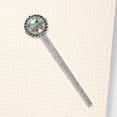 thumbnail image 4 of Valentine's Day Silver Lace-Edged Bookmark - Gift for Readers and Book Lovers, 4 of 5