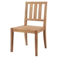 thumbnail image 3 of Belmont Home Copley Modern 17.25" Teak Wood Dining Chair in Natural (Set of 2), 3 of 11