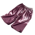 thumbnail image 3 of Asxite Plus Size Womens Pajamas Pants Casual Breathable Ice Silk Solid Loose Cropped Sleepwear, 3 of 6