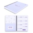 thumbnail image 1 of Budget Planner Book SOLIGT Monthly w/ 12 Pockets Purple, 1 of 5