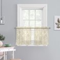 thumbnail image 1 of Loft Living Louis Sheer Rod Pocket Tier Set 55 x 24 in Ivory, 1 of 4