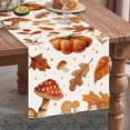 thumbnail image 2 of Pumpkin Mushroom Fall Table Runner, 13 x 72-Inch Autumn Leaves Harvest Thanksgiving Table Decor for Kitchen, Dining Room, Mantel and Farmhouse Party, 2 of 6