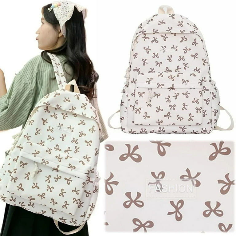 JingyuKJ Coquette Bow Backpack - Cute Kawaii Backpack Set Aesthetic Daypack Bow Rucksack, A01 Bow Pink, Daypack Backpacks : Buy Online At Best Price In KSA - Souq Is Now