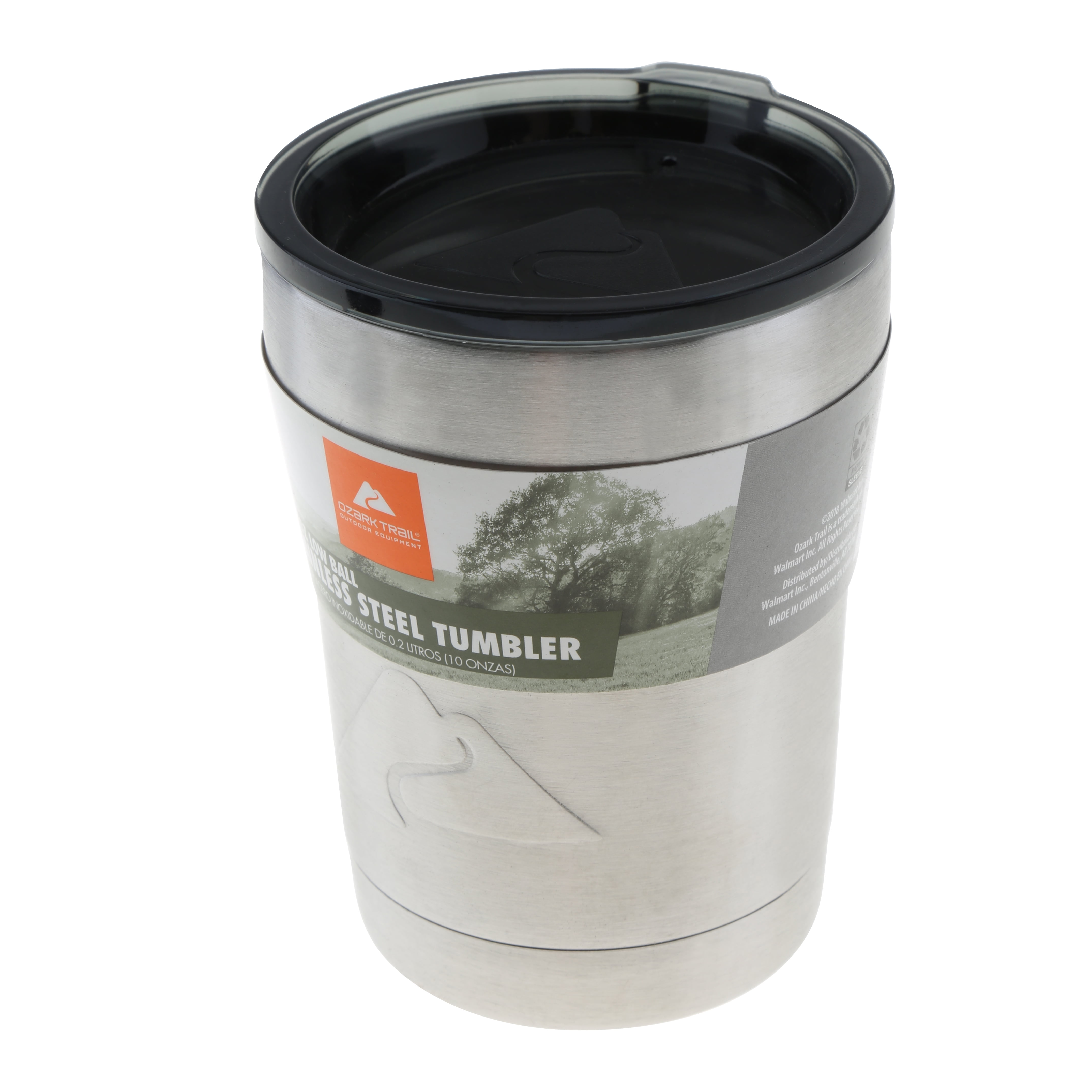 10 Oz Ozark Trail Tumbler Vacuum Insulated Stainless Steel Lowball 