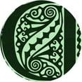 thumbnail image 1 of Ahgly Company Machine Washable Indoor Round Transitional Night Black Area Rugs, 8' Round, 1 of 1