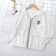 thumbnail image 2 of Ropa de protección solar ligera de seda helada para niños, cárdigan de malla transpirable para niños y niñas, ropa de abrigo para bebés, verano, 2 of 5