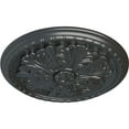 thumbnail image 3 of Ekena Millwork 17 1/8"OD x 1 1/2"P Washington Ceiling Medallion (Fits Canopies up to 2 7/8"), Hand-Painted Pewter, 3 of 6