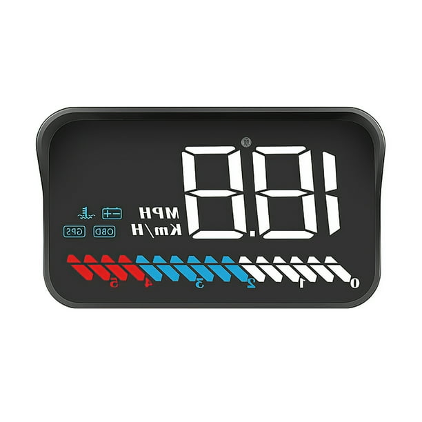 Pantalla Head Up Indicador De Alarma De Velocidad Del Automóvil Monitor De Advertencia De Exceso De Velocidad Pantalla De Medición De Kilometraje seitruly VI004493-00