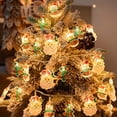 thumbnail image 4 of BONIXOOM Christmas Decorations LED Lights Flashing Lights String Lights Christmas Tree Santa Claus Design Light Strips Props Arrangement, 4 of 7